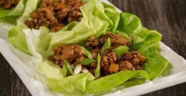 Chicken Mince Lettuce Wraps recipe