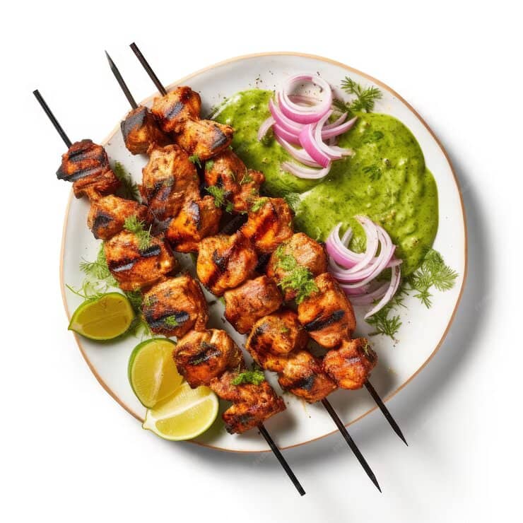 Chicken Mince and Vegetable Skewers recipe