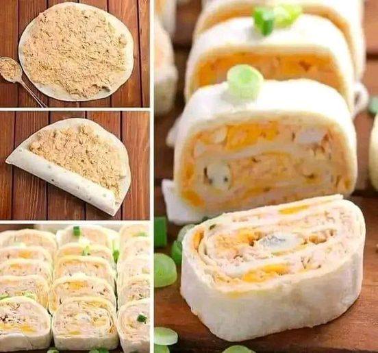 Chicken Tortilla Roll-Ups