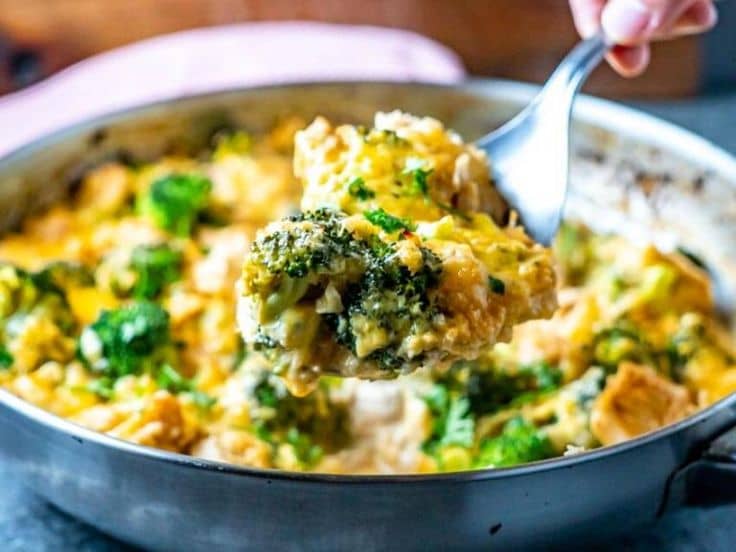 Cheesy chicken broccoli recipe