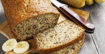 Dense healthy banana bread recipe