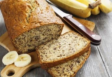 Dense healthy banana bread recipe