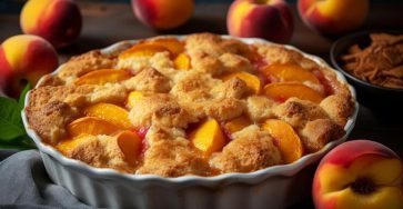 Dutch Oven Peach Cobbler recipe