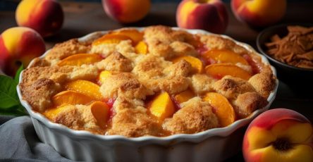 Dutch Oven Peach Cobbler recipe