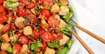 Easy panzanella recipe