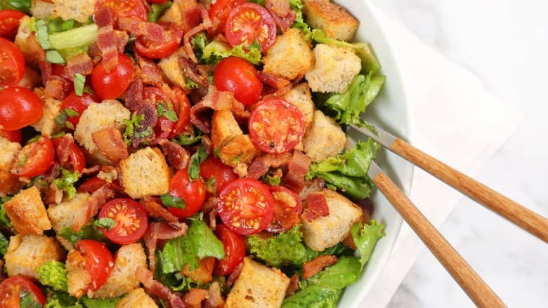 Easy panzanella recipe