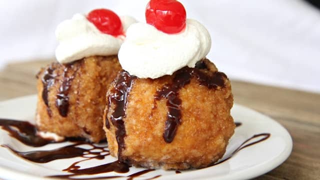 Fried ice cream recipe