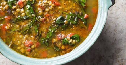 Lentil and Spinach Soup recipe