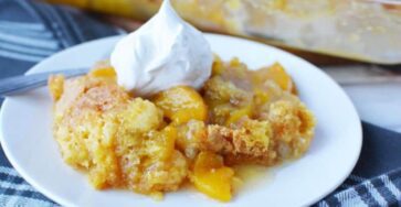 Peach Cobbler recipe with Cake Mix