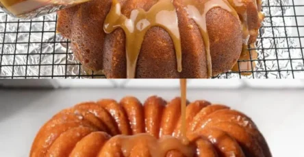 Salted caramel Kentucky butter cake recipe