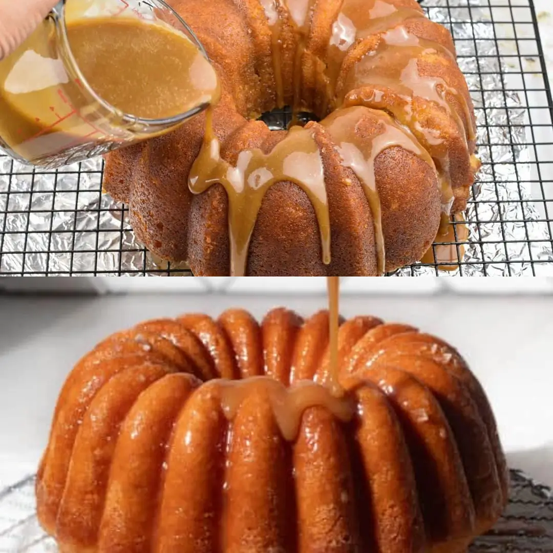 Salted caramel Kentucky butter cake recipe