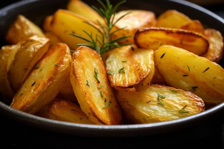 Sliced potatoes in air fryer recipe