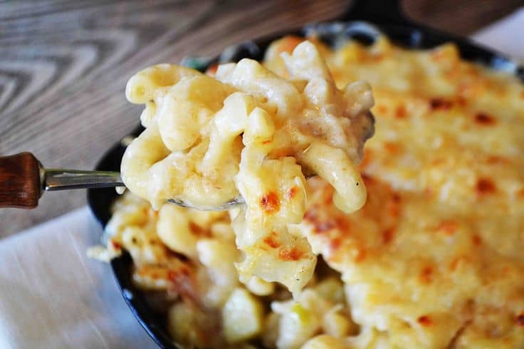 Smoked mac and cheese