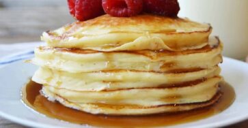 Sweet fluffy pancake recipe