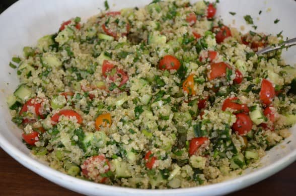 Tabouli recipe with quinoa