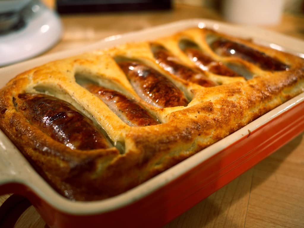 Toad in the hole egg recipe