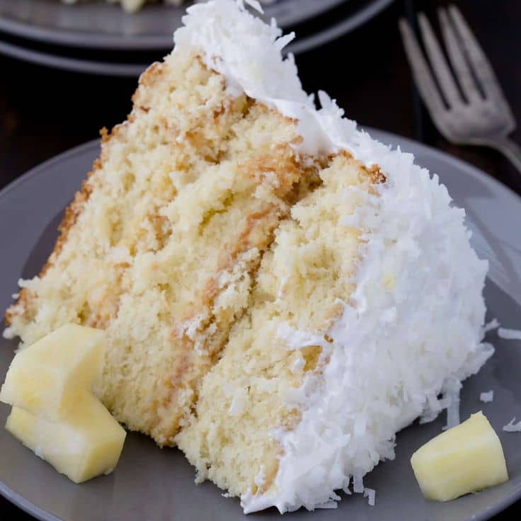 Pineapple coconut cake