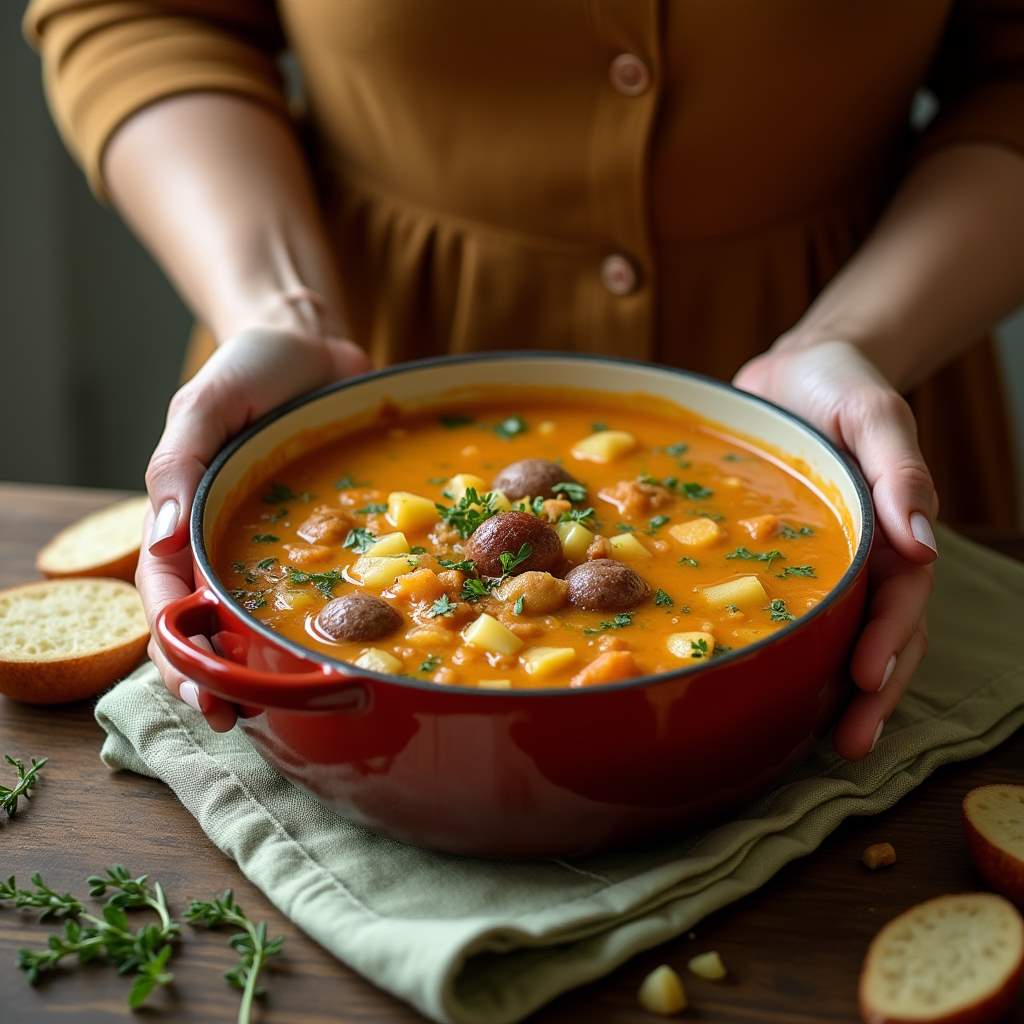 Cozy Potato Kielbasa Soup