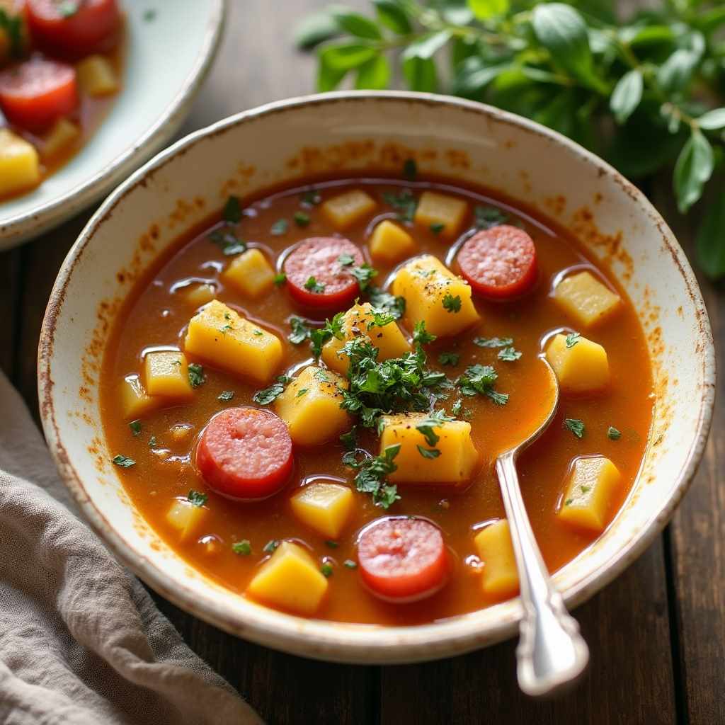 Cozy Potato Kielbasa Soup