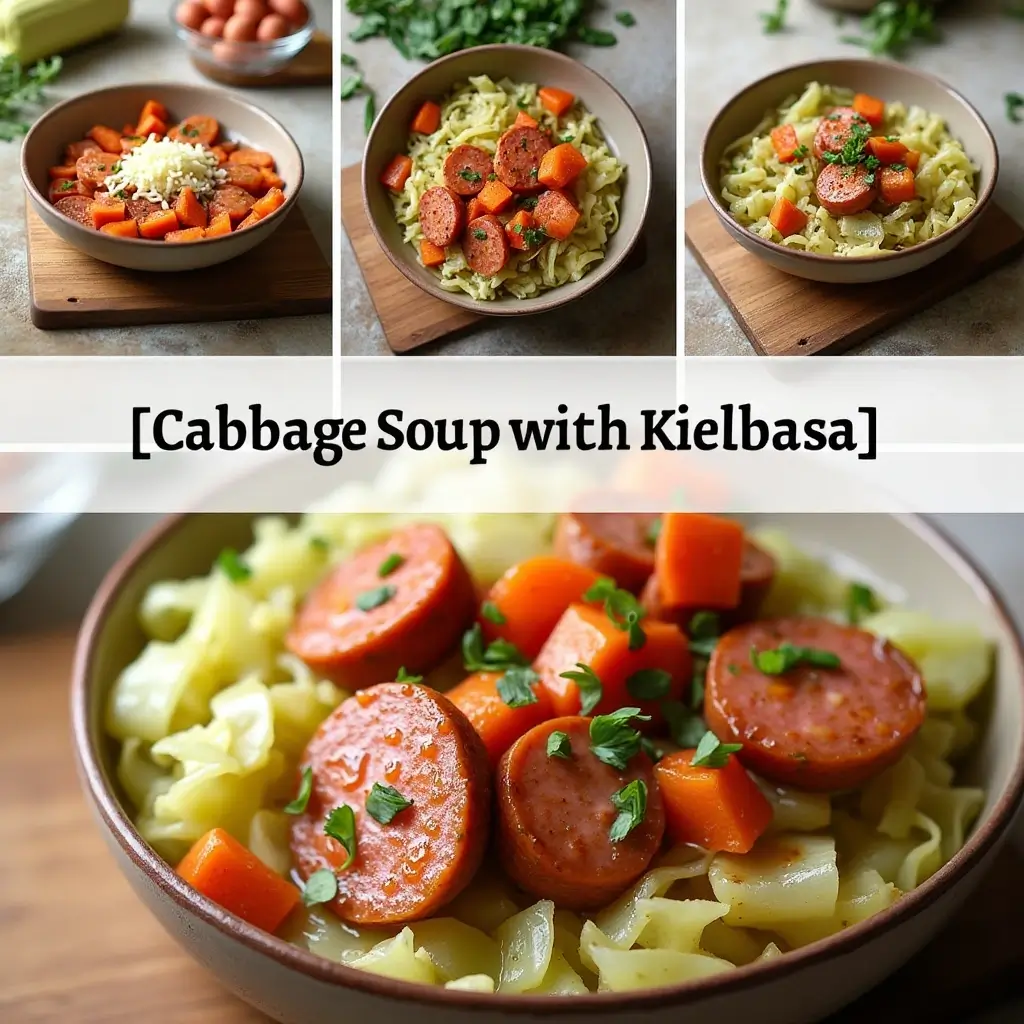 Easy cabbage and kielbasa soup recipe