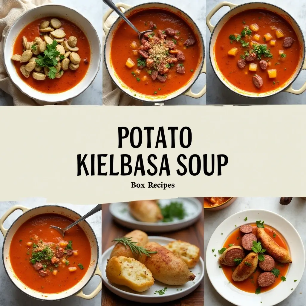 Potato kielbasa soup