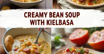 creamy bean soup with kielbasa