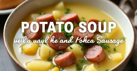 potato soup with polish sausage